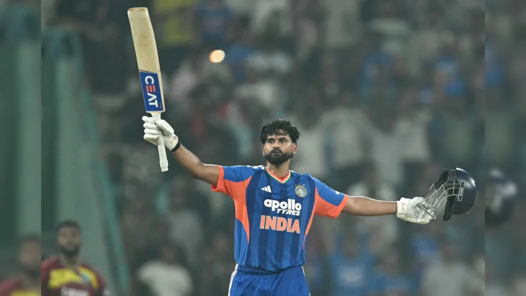 Iyer smashed his maiden T20I century during the series opener in Lucknow, and his rise