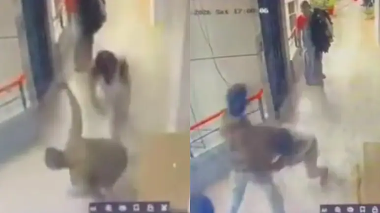 On Camera, Secunderabad Delivery Agent Hit With Broom Over Address Dispute