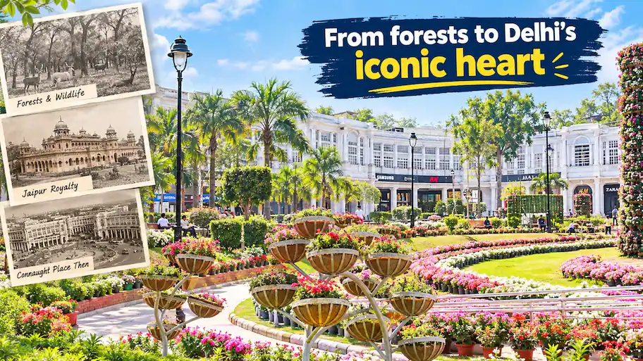 Long before white-pillared colonnades and luxury brand showrooms defined Delhi's commercial