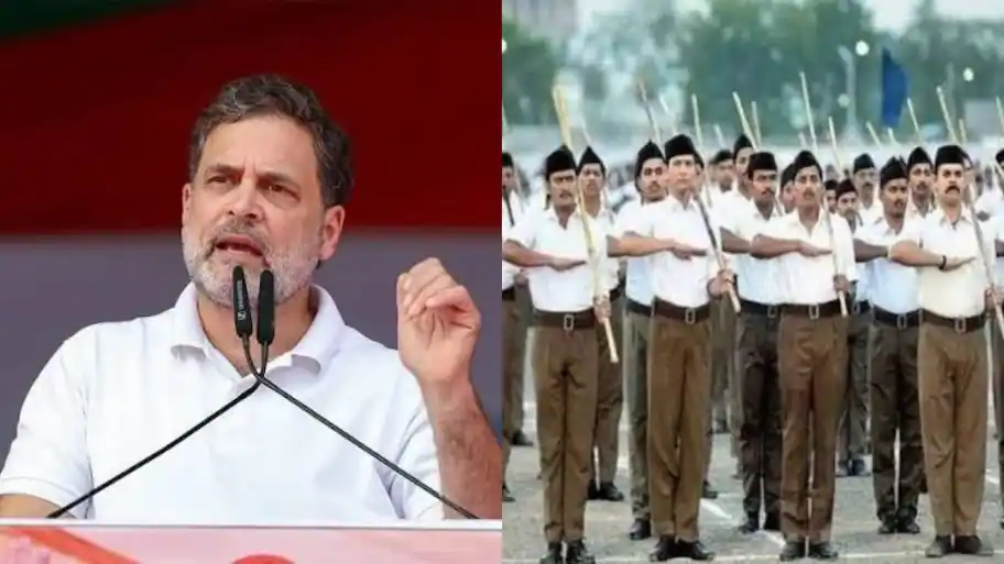 Leader of Opposition Rahul Gandhi’s scathing remarks against the Rashtriya Swayamsevak Sangh