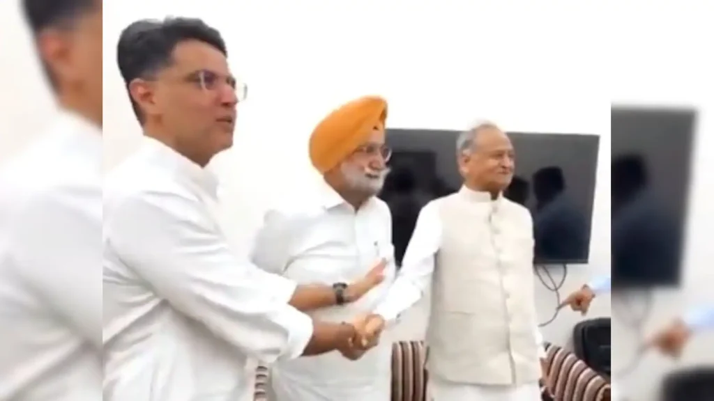 Who Is In-Charge? Sachin Pilot, Ashok Gehlot Banter At Congress Meet Ahead Of Panchayat Polls