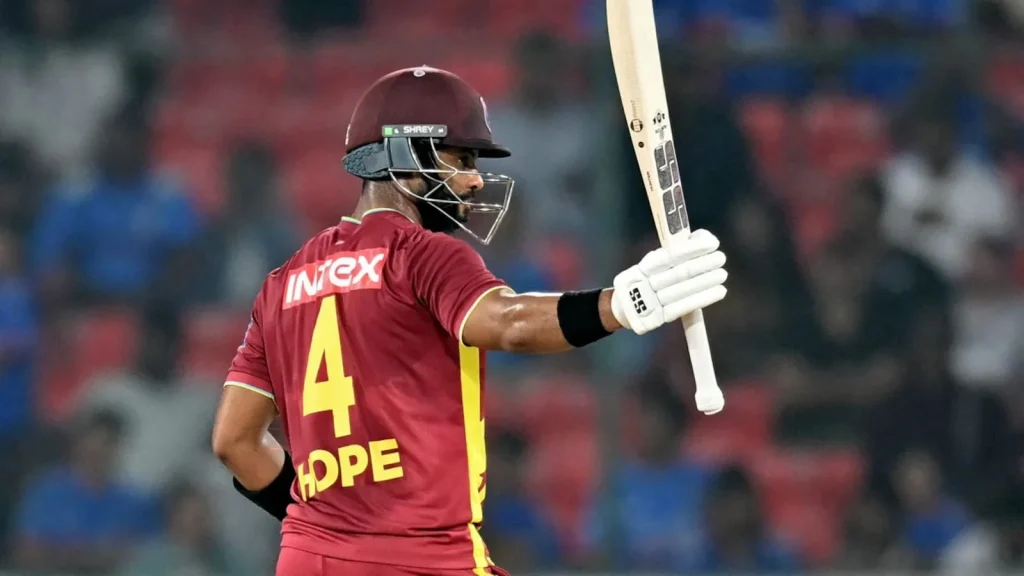 Former India assistant coach Abhishek Nayar has compared Shai Hope's dominance against India