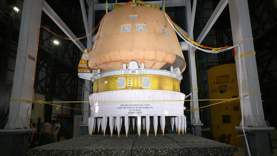 Tested and assessed: Gaganyaan: Crew module-service module separation successfully tested