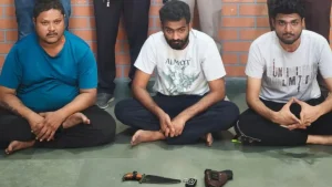 Because he was upset that the victim's daughter had not been speaking to him, a man in Surat