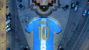 Lionel Messi will pull on Argentina's sky blue-and-white jersey for the last time on Tuesday
