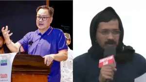 Taking a swipe at Kejriwal and Congress leader Rahul Gandhi, Rijiju wrote on X, “After Kapil