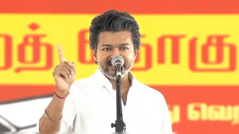Tamil Nadu Chief Minister and TVK chief Vijay hit back at the opposition DMK today over