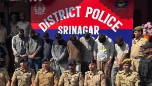 Srinagar Police have busted a large interstate narcotics syndicate allegedly operating