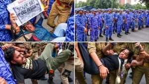Delhi Police continued detaining protesters on Sunday, hours after the Supreme Court ordered
