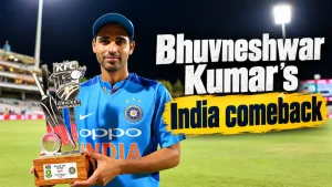 Bhuvneshwar Kumar last played for India on November 22, 2022, in the third T20I against New