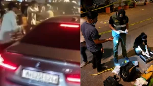 Actor Tiger Shroff escaped narrowly after armed men opened fire at his car in Mumbai's Juhu
