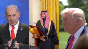 US President Donald Trump has urged Saudi Arabia to accept Israel’s offer of assistance in its