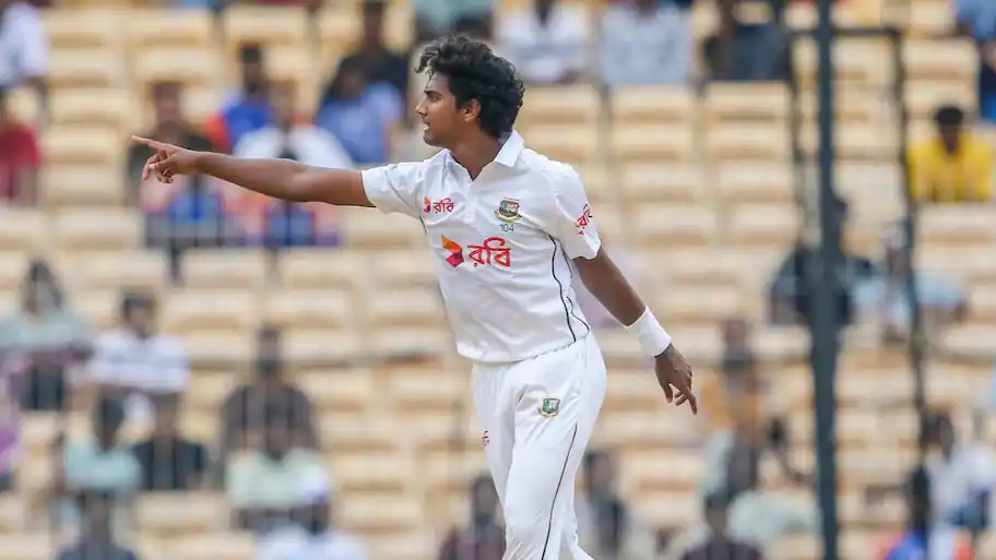 Bangladesh fast bowler Hasan Mahmud scripted history during the one-off Test