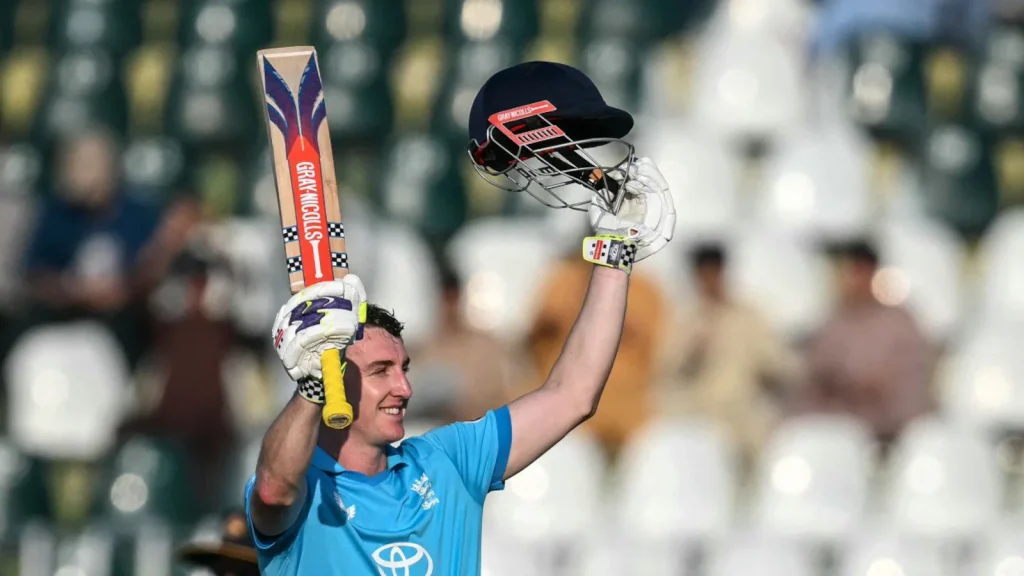 Captain Harry Brook smashed the fastest ever double century in men's one-day cricket