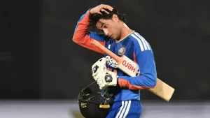 India opener Abhishek Sharma added two major milestones to his name during the men's cricket