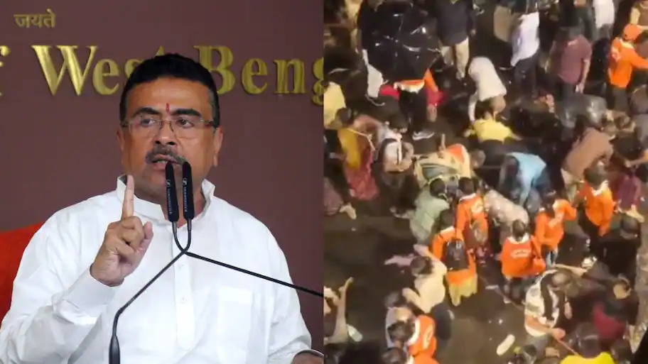 CM Suvendu Adhikari to meet victims and hand over compensation cheques — Kolkata Durga Puja stampede
