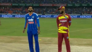 India captain Shreyas Iyer poked fun at his West Indies counterpart Shai Hope ahead of the toss