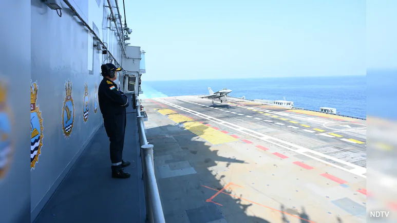 Earlier, trials of the Rafale Marine fighter aircraft were being carried out in Goa