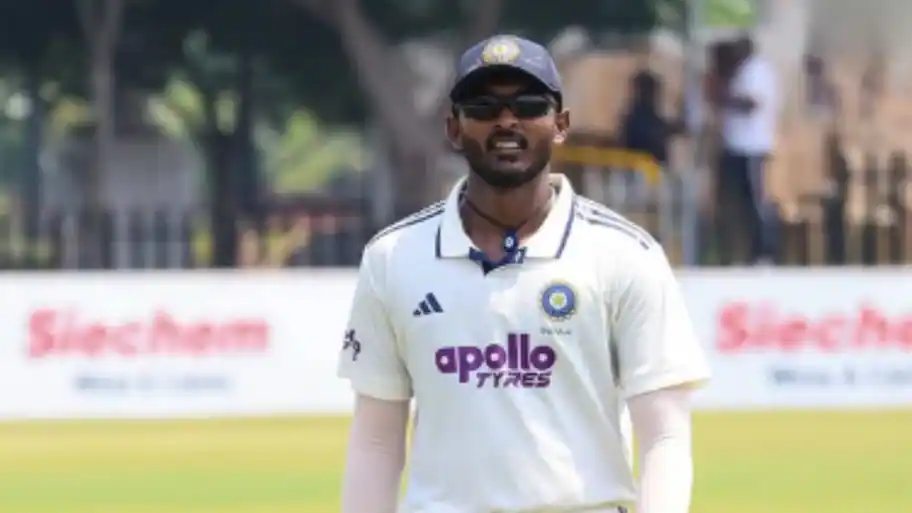 India batter Sai Sudharsan suffered an injury scare while fielding for Tamil Nadu