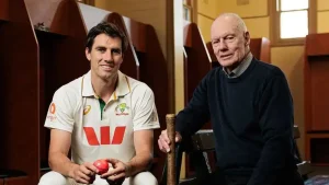 Australia will wear a special edition of their traditional Test whites featuring green and gold