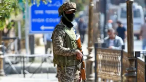 Two operatives arrested with Turkish pistol and suspected IEDs at Delina checkpoint in Baramulla