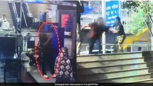 Video: Suspicious Man Runs Out Of Delhi Metro Station, Chased Down By Security