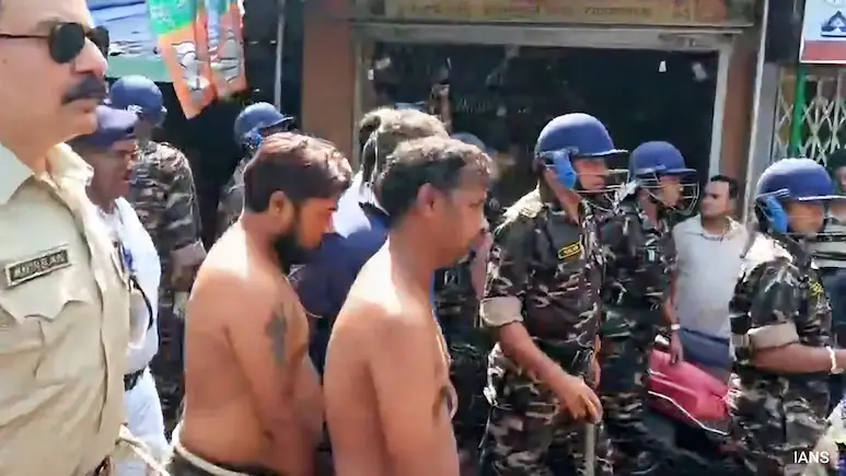 After Teen, Father Forced To Walk Naked, Cops Parade Accused Without Shirt