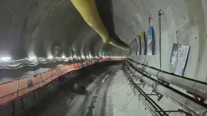 Once completed, the project will slash peak travel times between Orange Gate and Marine Drive