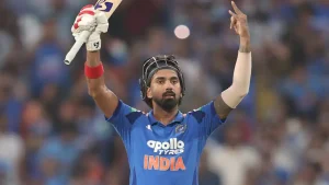 India 351/7 in 50 overs KL Rahul 129 not out, Rohit Sharma 92; Jayden Seales 3-62, Keemo Paul