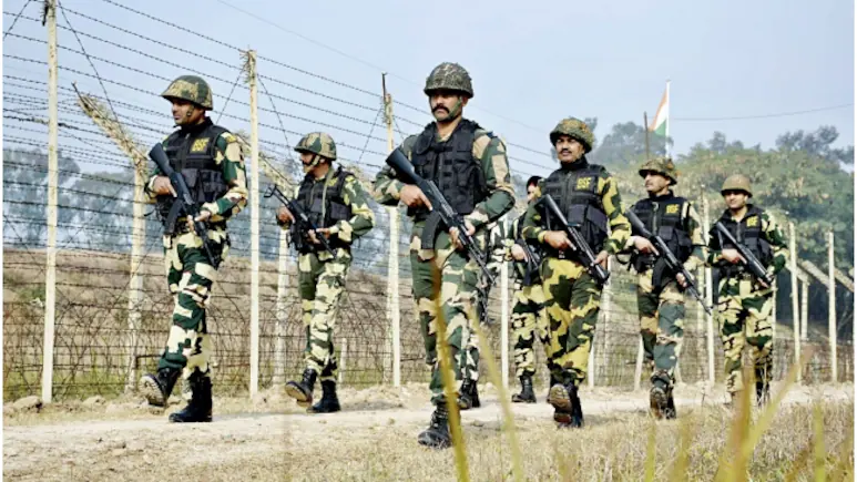 Eighty-four BSF personnel posted in Manipur were admitted to a hospital here on Thursday