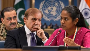 Exercising India's Right of Reply, diplomat R Mythili challenged Pakistan's human rights