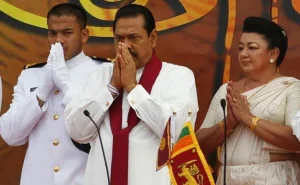 Sri Lanka's arrest of the former first lady on Wednesday heightened a crackdown against members